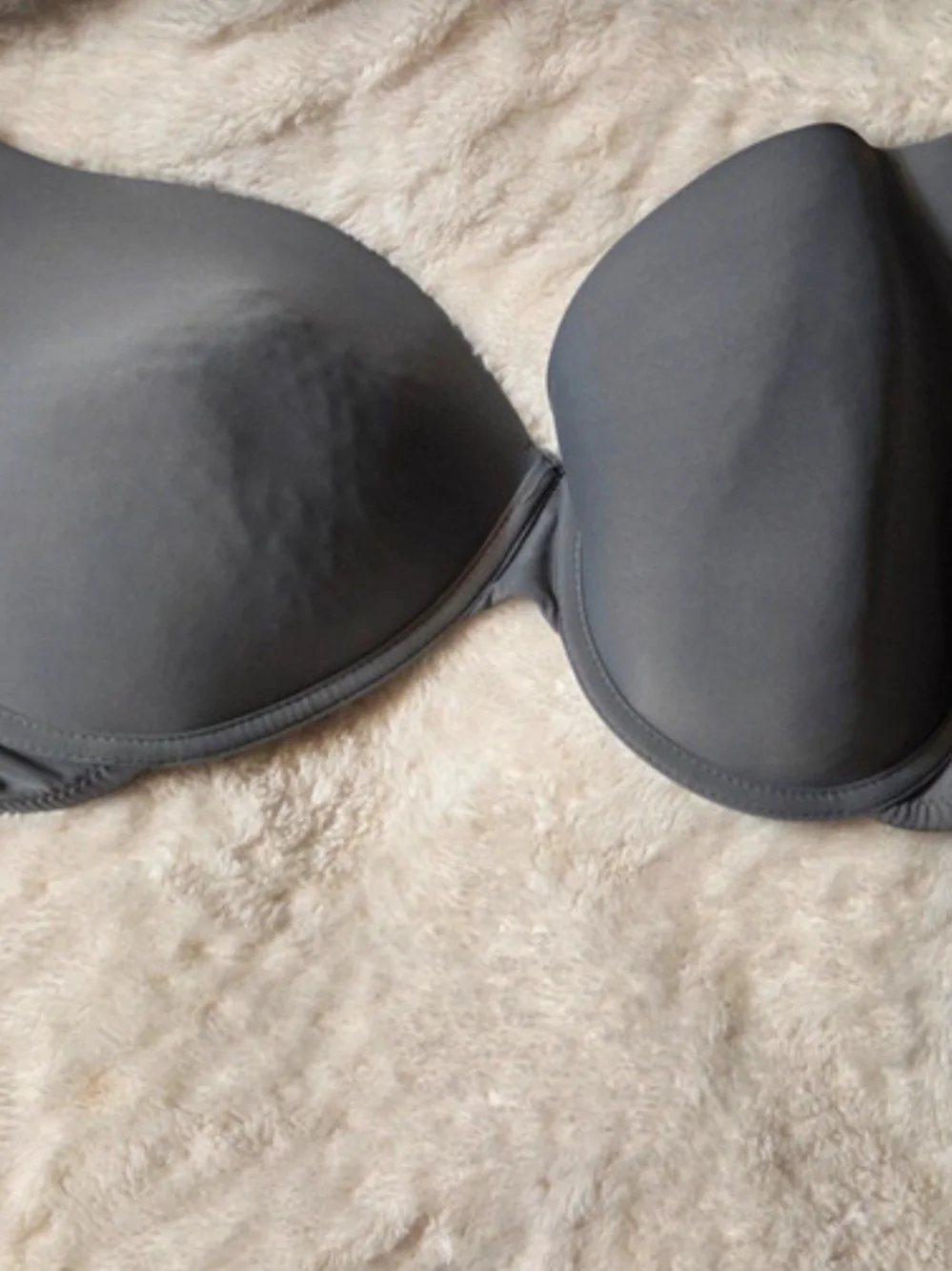 No Boundaries Smooth Molded Bandeau - Gray